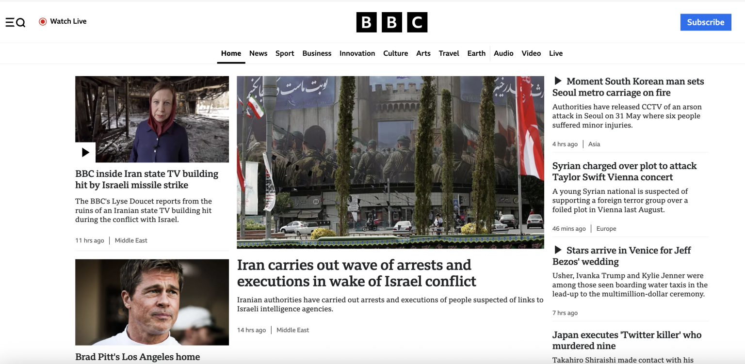 BBC launches paid subscription for US news site