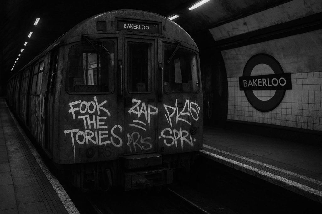 Sadiq Khan accused of neglecting Bakerloo line graffiti to boost funding bid