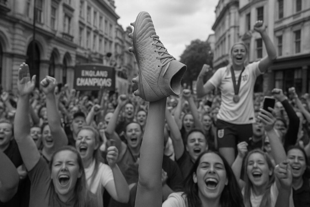 Chloe Kelly’s winning strike and street party spark new wave of Lionesses celebrations
