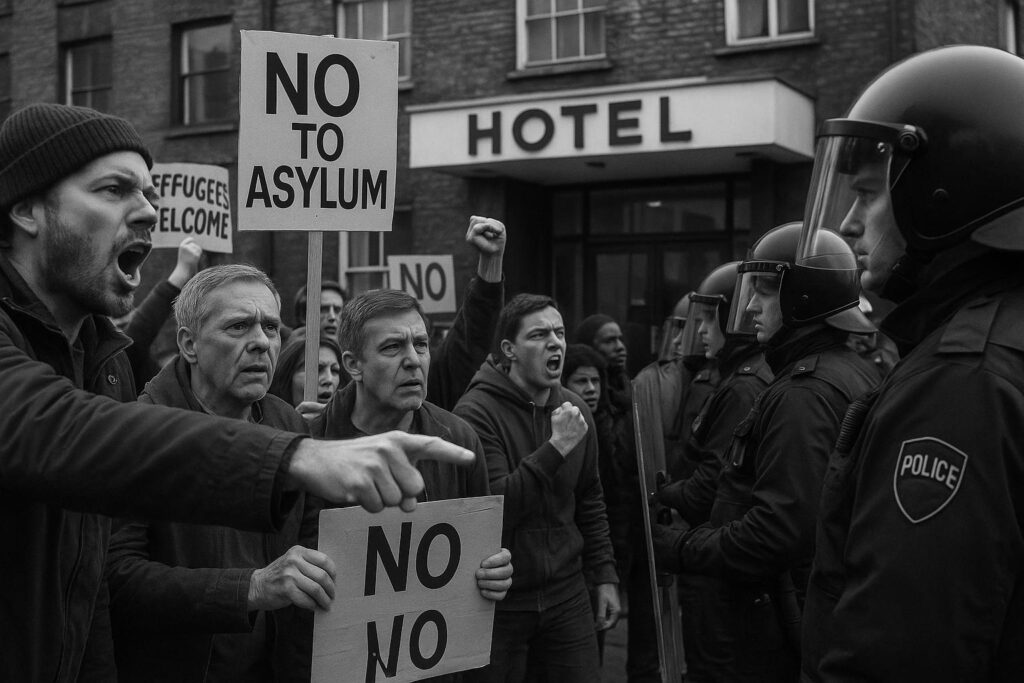 UK protests escalate as government fights court ruling on asylum hotel closures