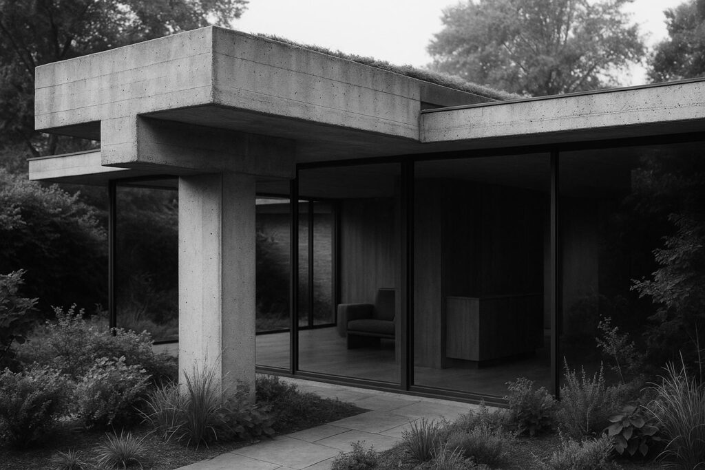 DF_DC’s T‑House pares a Primrose Hill garden extension to a 1.4m concrete threshold