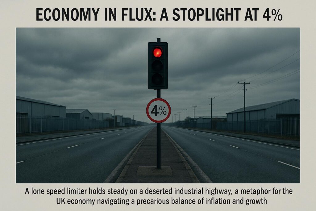 UK interest rates likely to stay on hold amid persistent inflation and sluggish growth